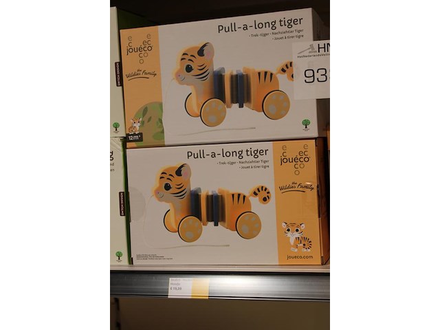 Vier trektijgers joueco. - afbeelding 2 van  2