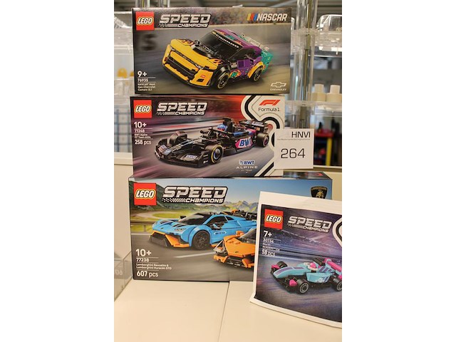 Vier verpakkingen lego speed champions. - afbeelding 2 van  2