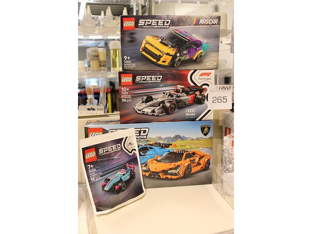 Vier verpakkingen lego speed champions. - afbeelding 2 van  2