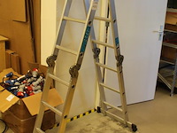 Vierdelige ladder 4x3. - afbeelding 2 van  3