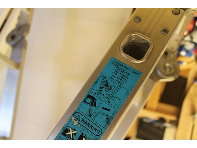 Vierdelige ladder 4x3. - afbeelding 3 van  3