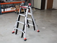 Vierdelige trap/ladder altrex nieuw met 4 x 4 treden