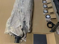 Vierdubbele hangende parasol wit (4 * 300x300cm) - afbeelding 2 van  10