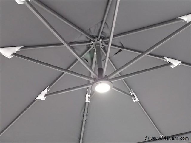 Vierdubbele hangende parasol wit (4 * 300x300cm) - afbeelding 8 van  10