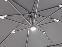 Vierdubbele hangende parasol zwart (4 * 300x300cm) - afbeelding 11 van  11