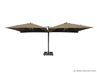 Vierdubbele hangende parasol - afbeelding 4 van  11