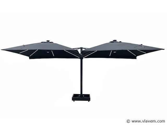 Vierdubbele hangende parasol - afbeelding 10 van  11