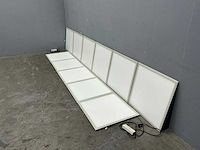 Vierkant plafondlamp (11x) - 60x60 cm - afbeelding 1 van  9