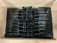 Vierkante glazen marasca-fles (80x) - afbeelding 2 van  2