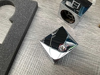 Vierkante inbouwthermostaat 3-weg omstelling en dimmer inbouwdeel en afbouwdeel - afbeelding 8 van  8