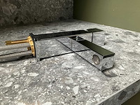 Vierkante wastafelkraan chroom - afbeelding 6 van  6