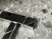 Vierkante wastafelkraan chroom - afbeelding 2 van  6