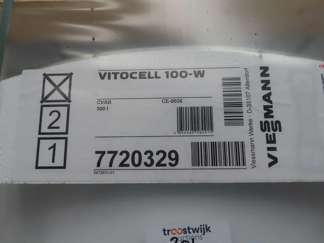 Viessmann - vitocell 100-w cvab 300l - boiler - afbeelding 2 van  3