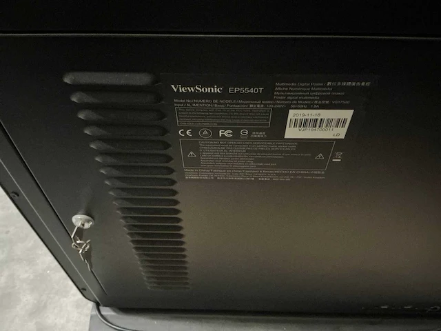 Viewsonic ep5540t reclamezuil 82x190,5cm - afbeelding 6 van  6
