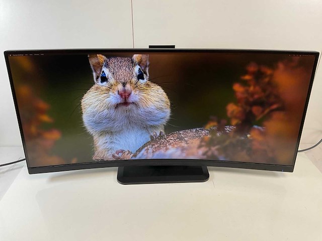 Viewsonic (vp3481a) 34”, 3440x1440 (uwqhd) lcd curved monitor - afbeelding 1 van  5