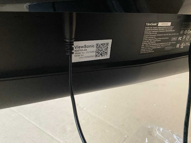 Viewsonic xg xg2703-gs monitor - afbeelding 5 van  10