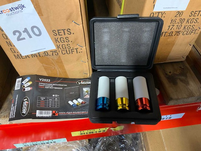 Vigor equipment luxe wieldoppenset (3-delig) (20x) - afbeelding 1 van  2