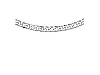 Vigor heren ketting geslepen gourmet 5,0 mm zilver - afbeelding 2 van  4