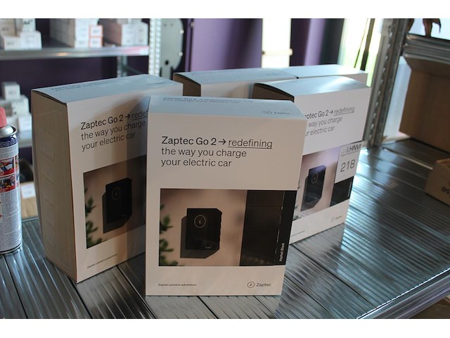 Vijf autoladers zaptec go 2 asphalt black. - afbeelding 2 van  3