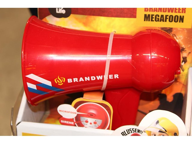 Vijf brandweer megafoons jolly life. - afbeelding 2 van  2