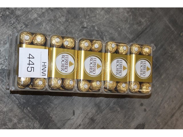 Vijf cadeauverpakkingen ferrero rocher. tht 3-26. - afbeelding 2 van  2