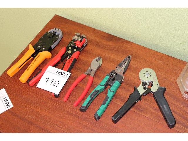 Vijf diverse tangen w.o. weidmuller tt864rs. - afbeelding 1 van  2