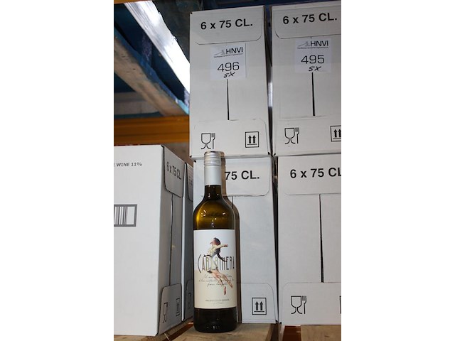 Vijf dozen droge witte wijn carabinera. 30 flessen. - afbeelding 2 van  3