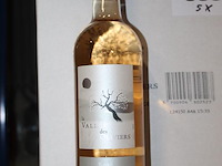 Vijf dozen rosé wijn vallee des oliviers. 30 flessen. - afbeelding 2 van  2