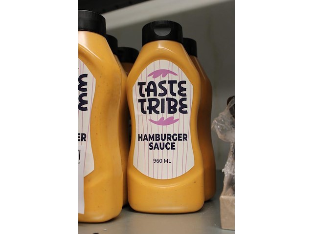 Vijf flessen hamburger sauce taste tribe. - afbeelding 2 van  2