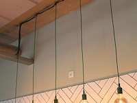 Vijf hanglampen muuto groen. - afbeelding 3 van  3