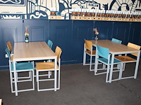 Vijf horecasets vepa bestaande uit 2 tafels en vier stoelen. totaal 10 tafels en 20 stoelen. tafelafmeting ... - afbeelding 2 van  4