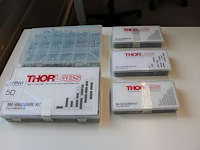 Vijf organizers o.a. thor labs, m4 en m6. - afbeelding 1 van  5