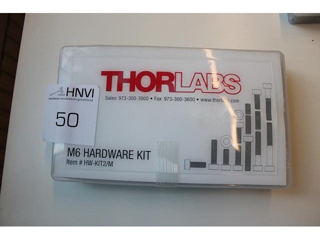 Vijf organizers o.a. thor labs, m4 en m6. - afbeelding 2 van  5