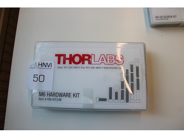 Vijf organizers o.a. thor labs, m4 en m6. - afbeelding 3 van  5