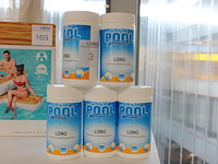 Vijf potten chloortabletten poolpower. - afbeelding 1 van  2
