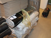 Vijf rubber beschermingsmatten t.b.v. laadkabel. afmeting 1 x 10 m. worden voor de hand uitgegeven vanaf pa... - afbeelding 1 van  3