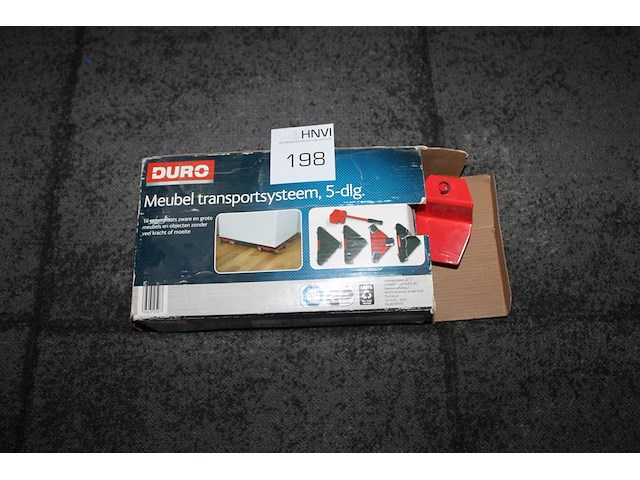 Vijfdelig meubeltransportsysteem duro. - afbeelding 1 van  2