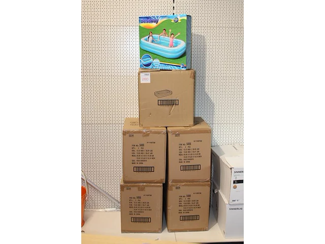 Vijftien opblaaszwembaden bestway 262 x 175 cm x 51 cm - afbeelding 2 van  2