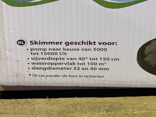 Vijver afzuigpunt velda - afbeelding 2 van  2