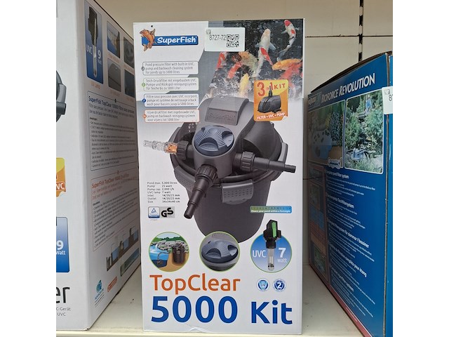 Vijver drukfilter superfish, topclear 5000 kit - afbeelding 7 van  10