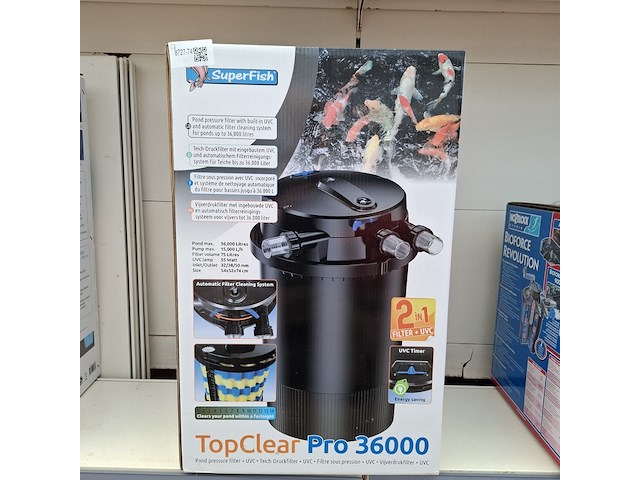 Vijver drukfilter superfish, topclear pro 36000 - afbeelding 1 van  12