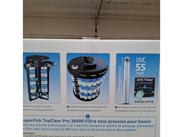 Vijver drukfilter superfish, topclear pro 36000 - afbeelding 9 van  12