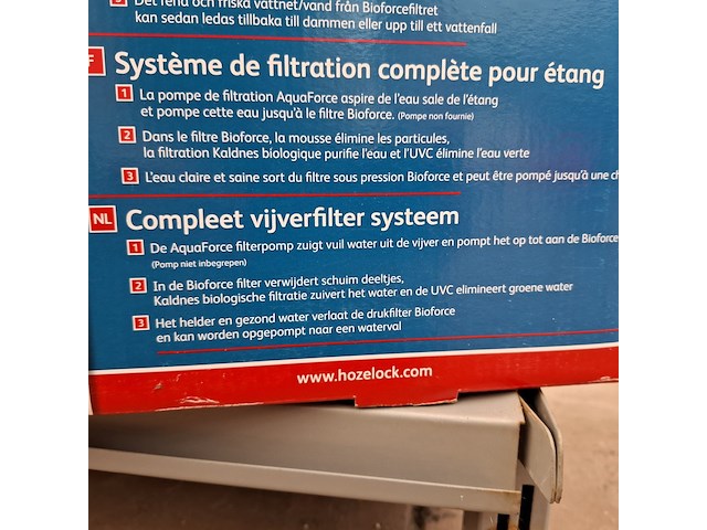 Vijver filter hozelock, bioforce revolution - afbeelding 2 van  10