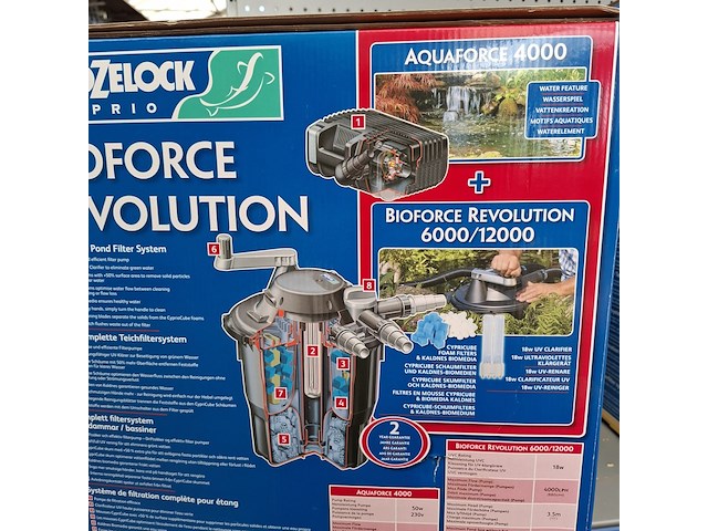 Vijver filtersysteem hozelock, bioforce revolution - afbeelding 5 van  7