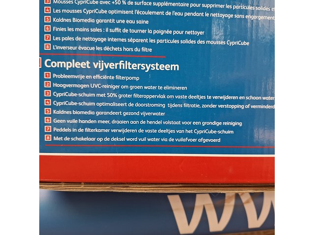 Vijver filtersysteem hozelock, bioforce revolution - afbeelding 7 van  7