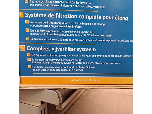 Vijver filtersysteem hozelock, bioforce revolution - afbeelding 5 van  10