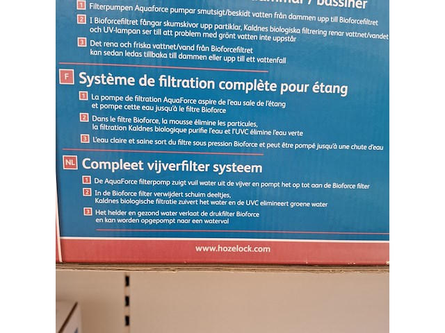 Vijver filtersysteem hozelock, bioforce revolution - afbeelding 2 van  10