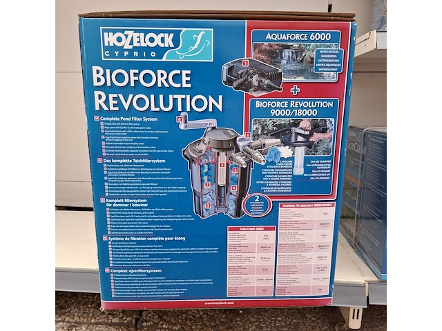 Vijver filtersysteem hozelock, bioforce revolution - afbeelding 6 van  10