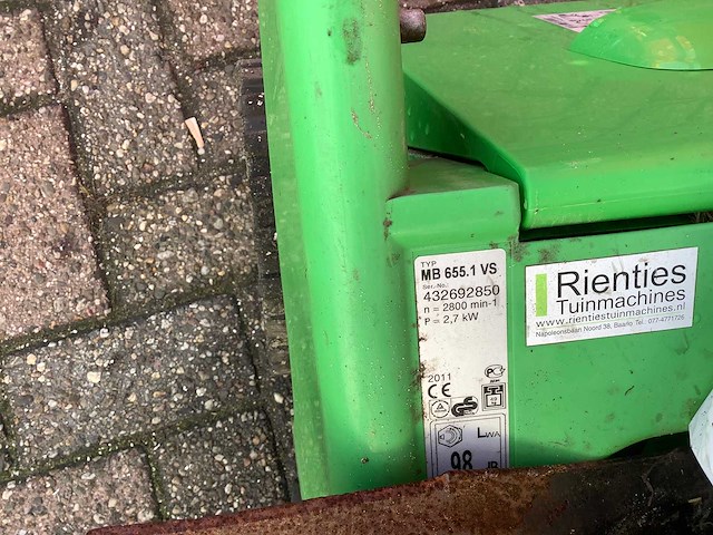 Viking - mb 655 vs - grasmaaier - afbeelding 5 van  5