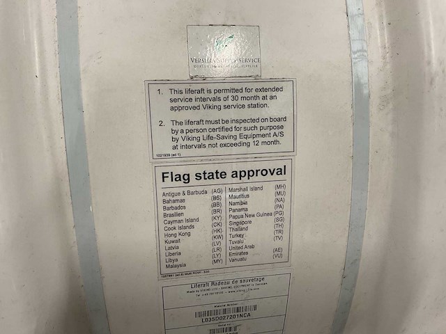 Viking 35dk+s30 liferaft - afbeelding 2 van  6